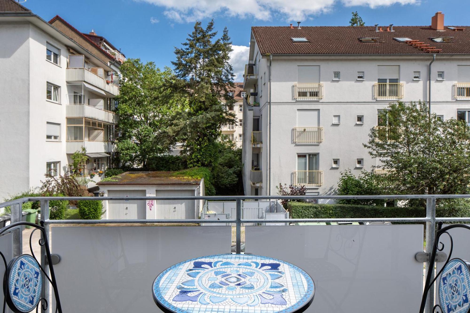 Ferienwohnung Baechle, Sehr Zentral Freiburg Bagian luar foto